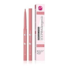 Lūpų kontūrinis pieštukas Bell Hypoallergenic Long Wear, 02 Tea rose, 5g kaina ir informacija | Lūpų dažai, blizgiai, balzamai, vazelinai | pigu.lt