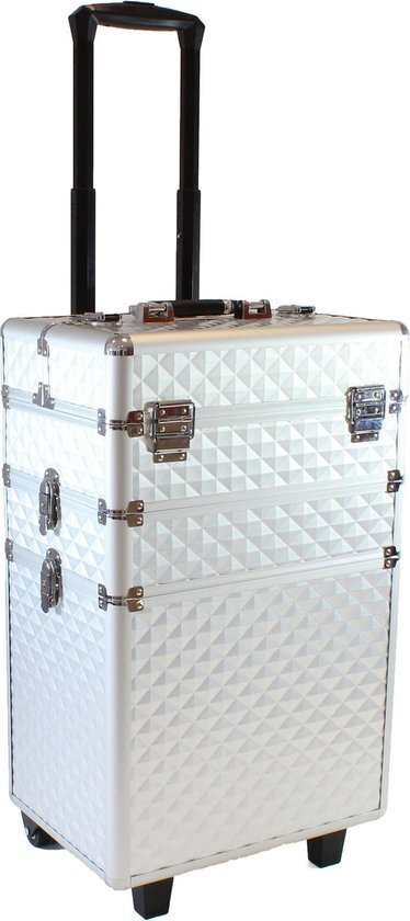 Aliuminis kosmetikos lagaminas kaina ir informacija | Kosmetinės, veidrodėliai | pigu.lt
