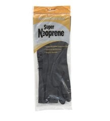 Перчатки хозяйственные с хлопковым напылением NEO 400 33см черные XL (пара) цена и информация | Инвентарь для уборки и принадлежности | pigu.lt