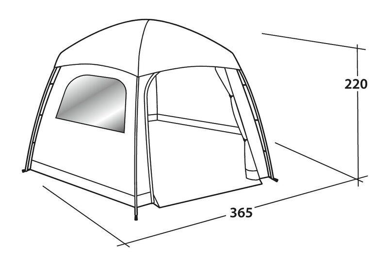 Palapinė Easy Camp Moonlight Yurt, ruda kaina | pigu.lt