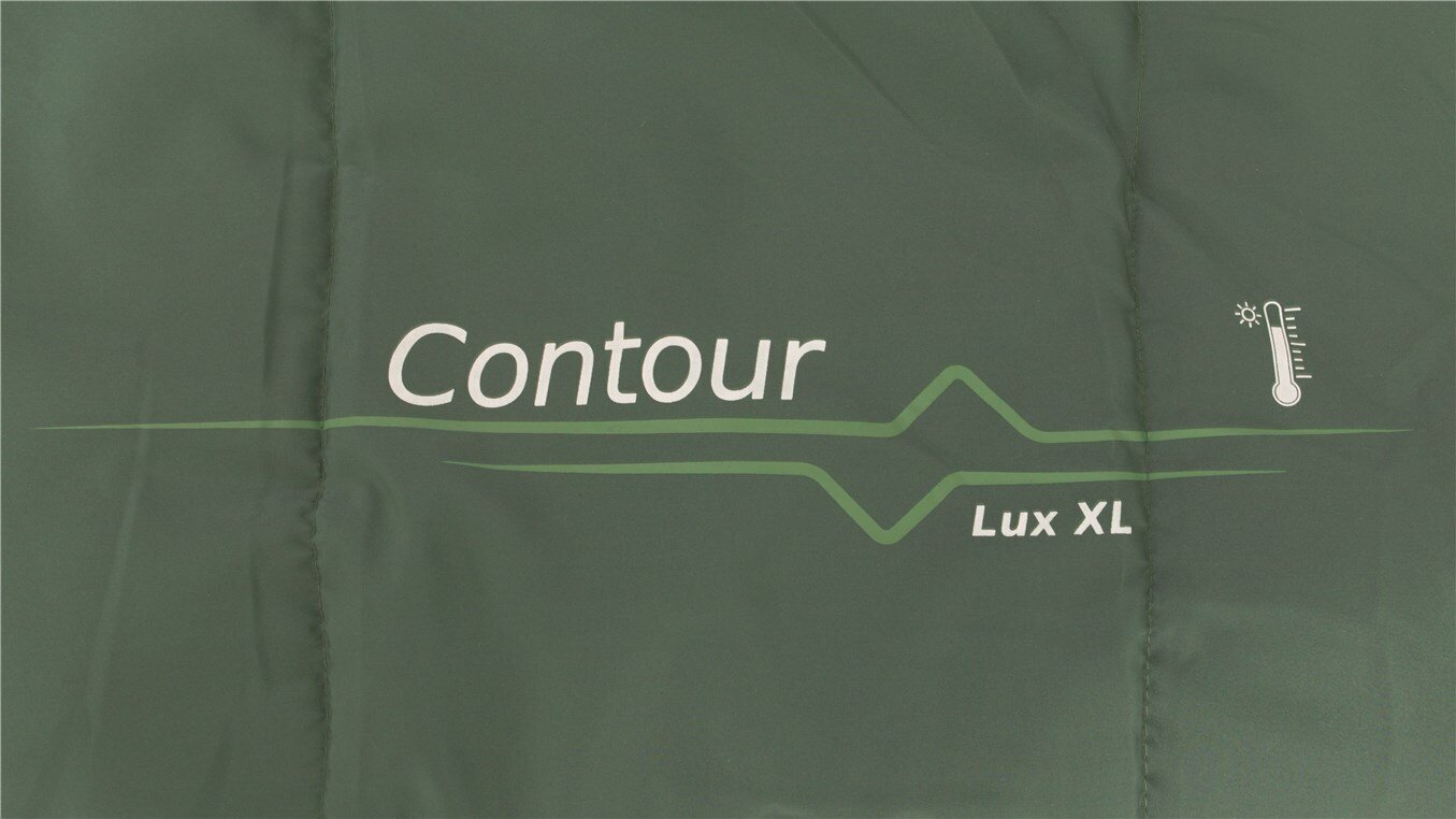 Miegmaišis Outwell Contour Lux XL, žalias цена и информация | Miegmaišiai | pigu.lt