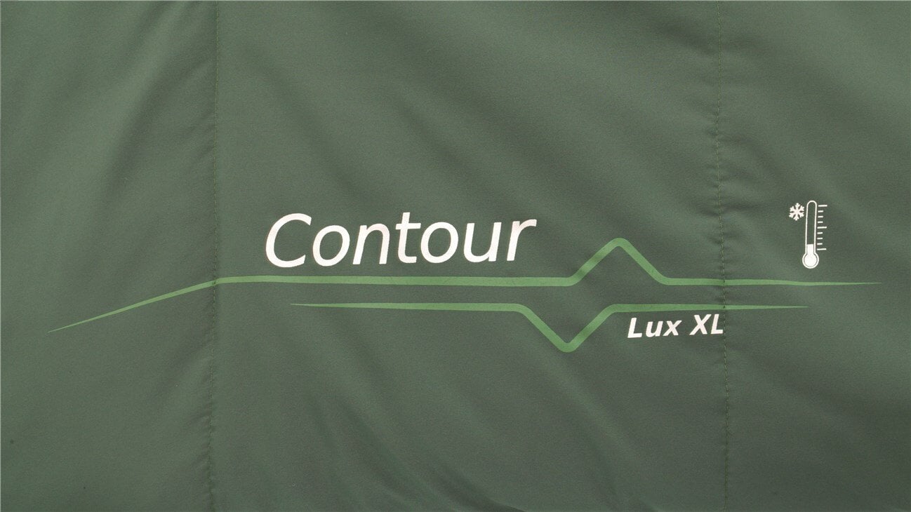 Miegmaišis Outwell Contour Lux XL, žalias kaina ir informacija | Miegmaišiai | pigu.lt
