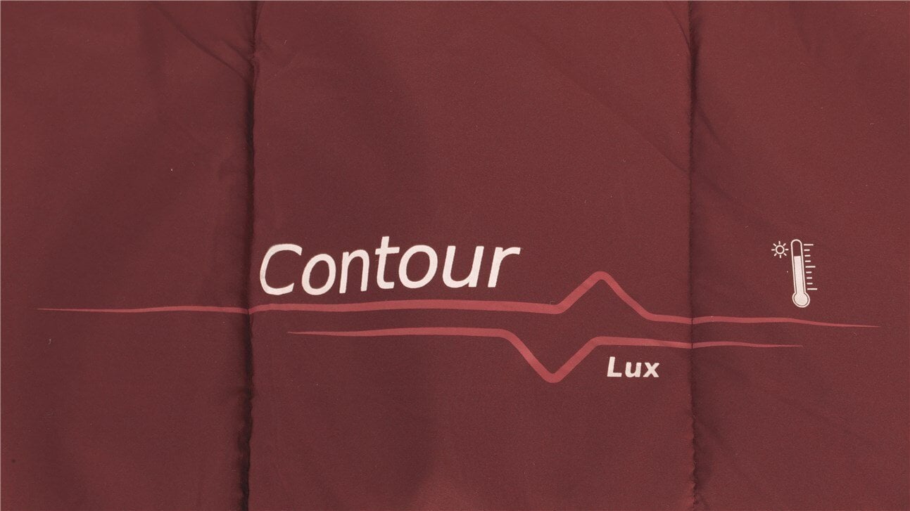 Miegmaišis Outwell Contour Lux R, raudonas kaina ir informacija | Miegmaišiai | pigu.lt