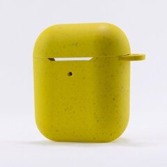 Ksix Apple AirPods Eco-Friendly Case Yellow kaina ir informacija | Ausinių aksesuarai | pigu.lt