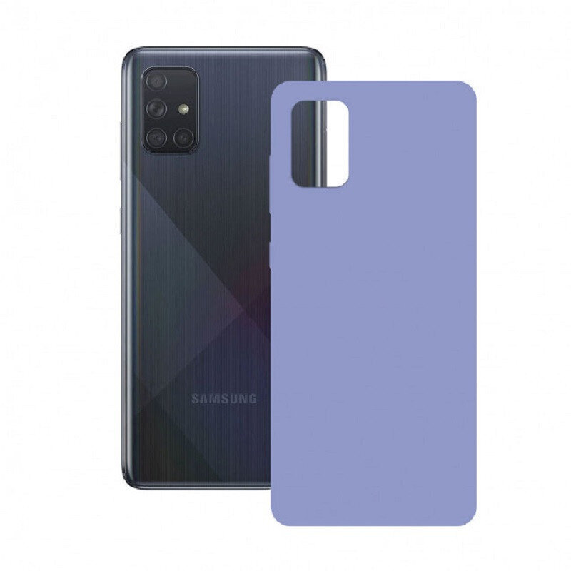 Dėklas Ksix skirtas Samsung Galaxy A71, violetinė kaina ir informacija | Telefono dėklai | pigu.lt