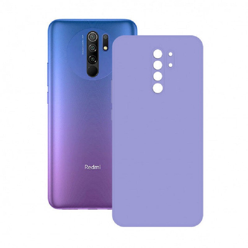 Dėklas Ksix skirtas Xiaomi Redmi 9, violetinė kaina ir informacija | Telefono dėklai | pigu.lt