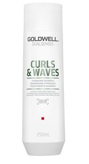 Увлажняющий шампунь для вьющихся и волнистых волос Goldwell Dualsenses Curls & Waves, 250 мл цена и информация | Шампуни | pigu.lt