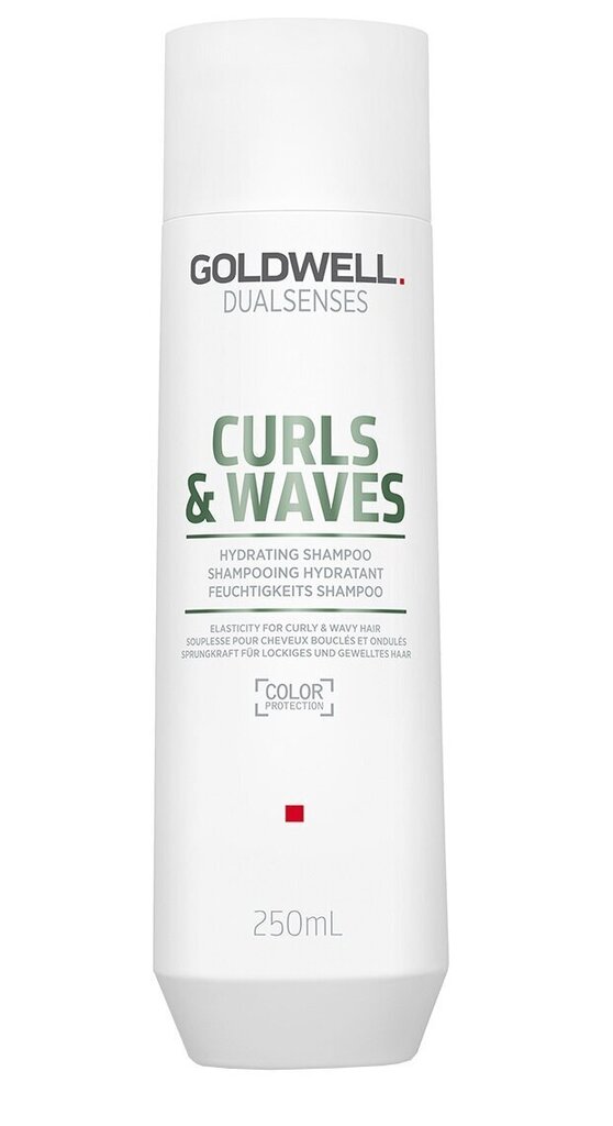 Drėkinamasis šampūnas garbanotiems ir banguotiems plaukams Goldwell Dualsenses Curls&Waves, 250 ml цена и информация | Šampūnai | pigu.lt