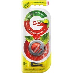 Automobilio kvapas Natural Fresh GO Juicy Strawberry, 5 ml kaina ir informacija | Salono oro gaivikliai | pigu.lt