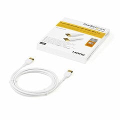 Кабель HDMI Startech RHDMM2MPW            4K Ultra HD Белый (2 m) цена и информация | Кабели и провода | pigu.lt