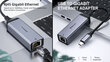 Adapteris REAL-EL CE-150 (C tipas - Ethernet) kaina ir informacija | Adapteriai, USB šakotuvai | pigu.lt