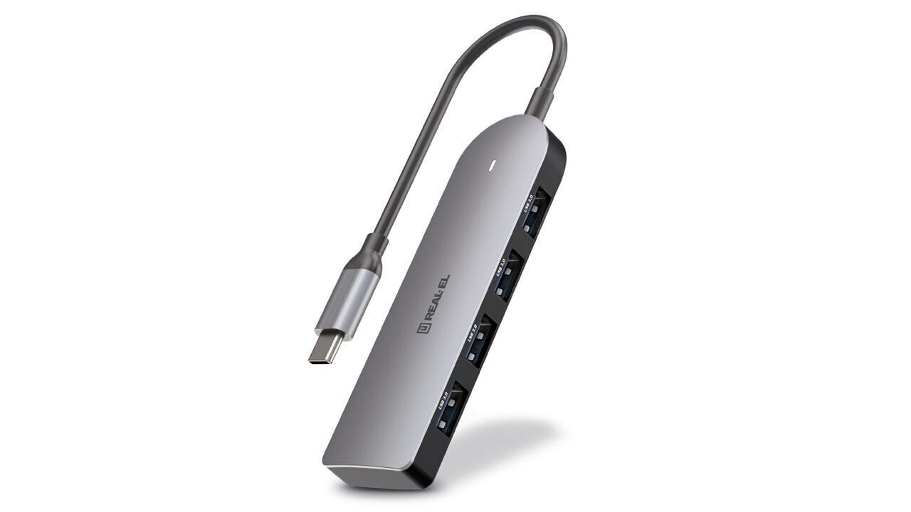 Daugiafunkcinis šakotuvas USB 3.0 - Type C kaina ir informacija | Adapteriai, USB šakotuvai | pigu.lt