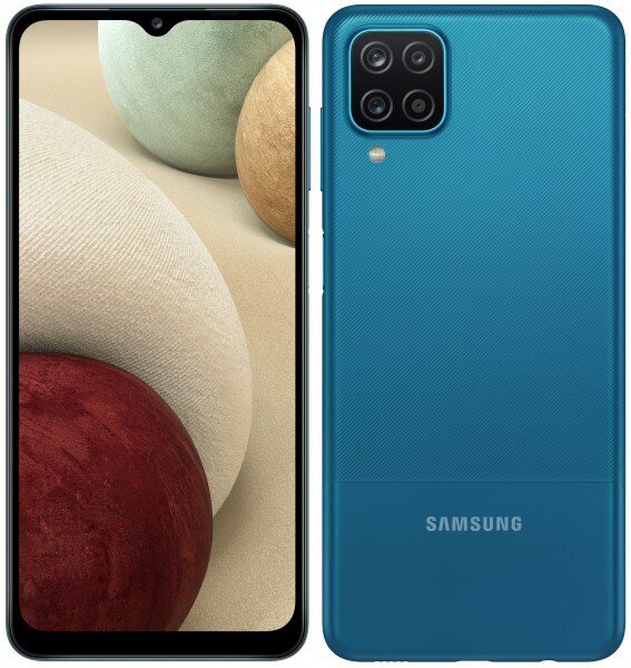 Samsung Galaxy A12 128GB Dual SIM, Blue цена и информация | Mobilieji telefonai | pigu.lt