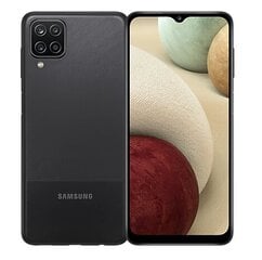 Samsung Galaxy A12, 64GB, Dual SIM, Black kaina ir informacija | Mobilieji telefonai | pigu.lt