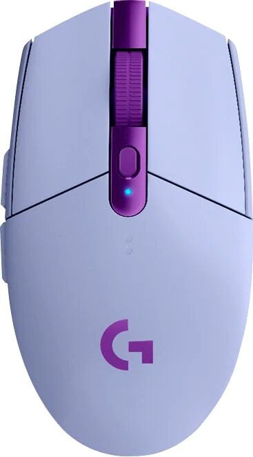Logitech G305, violetinė цена и информация | Pelės | pigu.lt