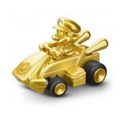 Nuotoliniu būdu valdomas automobilis Nintendo Mario Kart Mini Collectibles Gold Mario цена и информация | Игрушки для мальчиков | pigu.lt