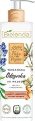 Maitinantis kondicionierius dažytiems ir sausiems plaukams Bielenda 100% Pure Vegan, 240 ml kaina ir informacija | Balzamai, kondicionieriai | pigu.lt