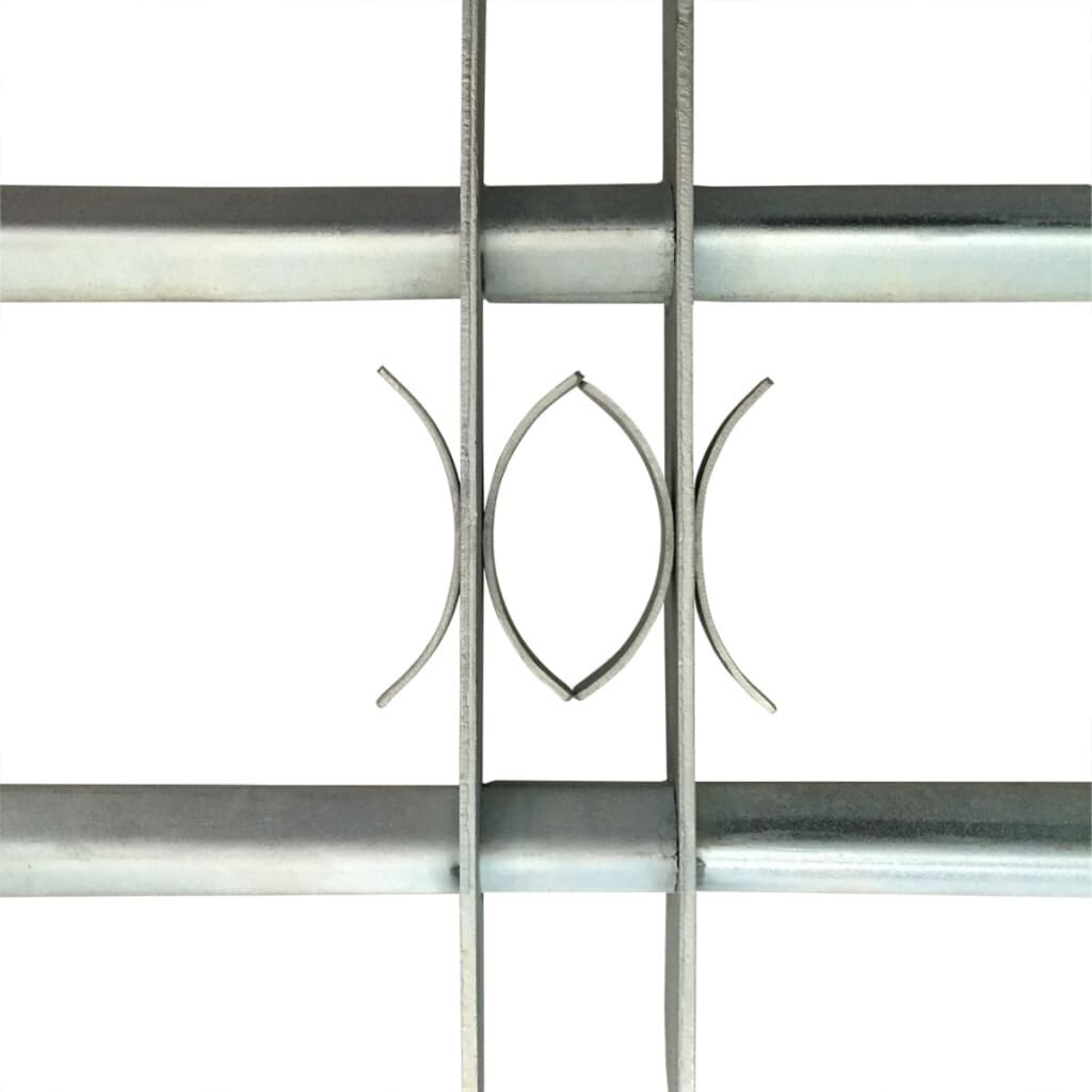 Reguliuojamos apsauginės grotelės langams, 2vnt., 700-1050mm kaina ir informacija | Tvoros ir jų priedai | pigu.lt
