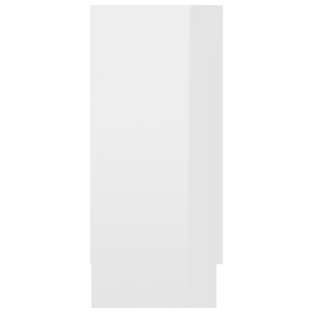 Vitrininė spintelė, 120x30,5x70 cm, balta kaina ir informacija | Vitrinos, indaujos | pigu.lt