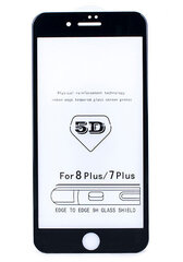 LCD apsauginis stiklas 5D Full Glue, skirtas Samsung A52, juodas rėmelis kaina ir informacija | Apsauginės plėvelės telefonams | pigu.lt