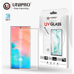 Riff Полной поверхности Защитное стекло + UV Лампа + Nano Клей для Samsung Galaxy Note 20 (N980) с закругленными краями цена и информация | Защитные пленки для телефонов | pigu.lt
