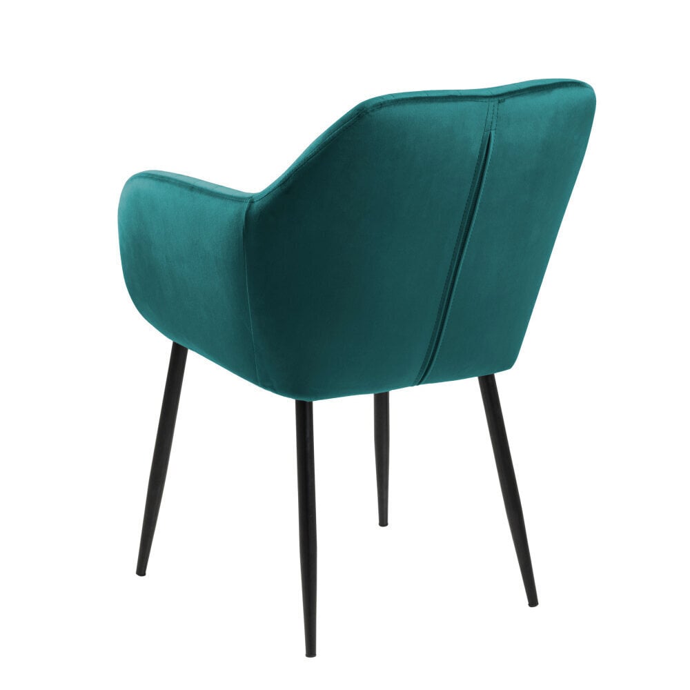 Kėdė Selsey Elidi, žalia/juoda kaina ir informacija | Virtuvės ir valgomojo kėdės | pigu.lt