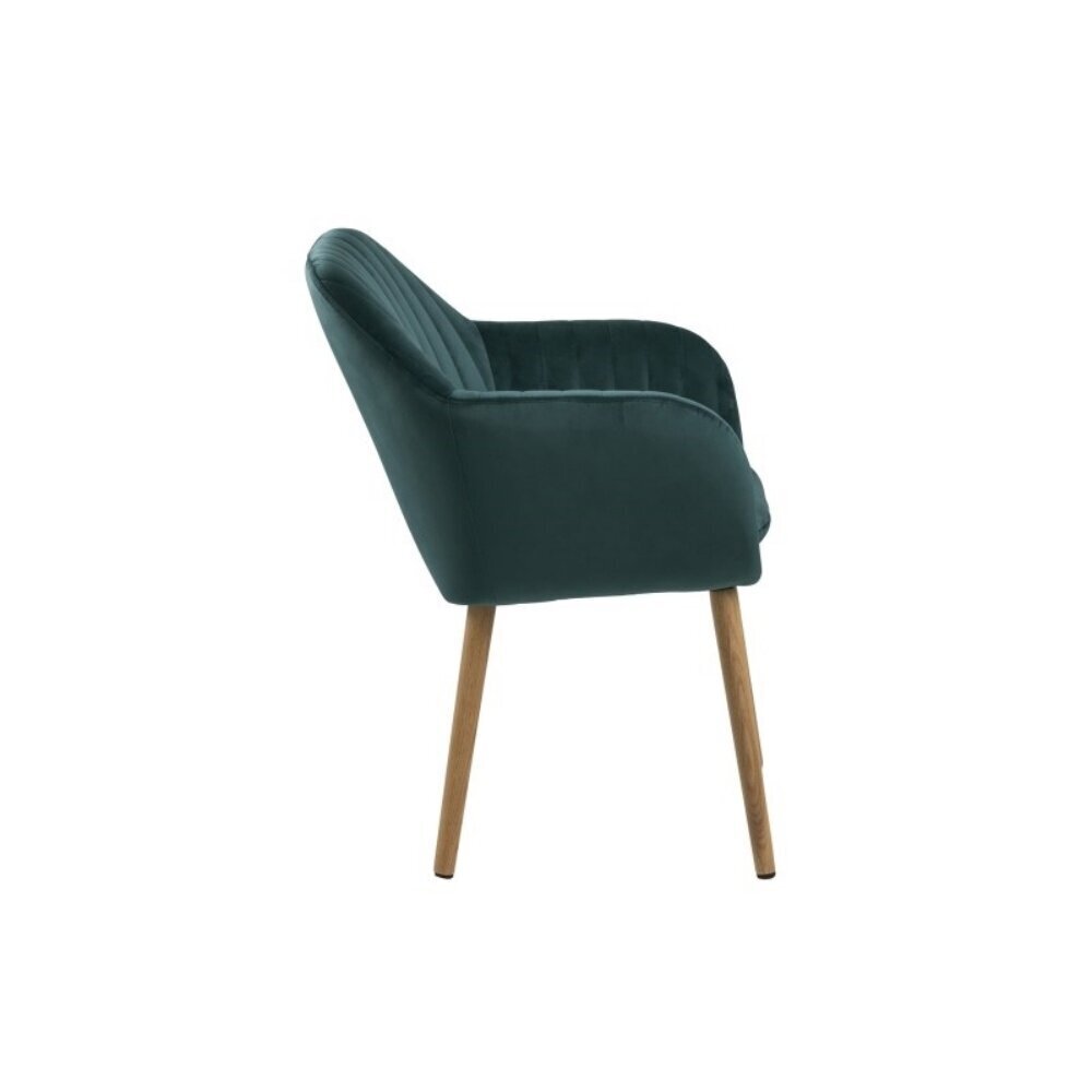 Kėdė Selsey Elidi, žalia/ruda kaina ir informacija | Virtuvės ir valgomojo kėdės | pigu.lt
