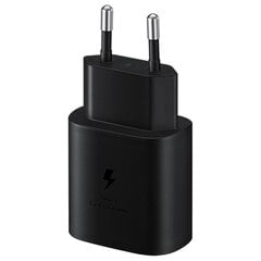 "Samsung" kelioninis adapteris (be laido) 25 W, juodas EP-TA800NBEGEU kaina ir informacija | Krovikliai telefonams | pigu.lt