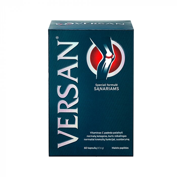Maisto papildas Versan kolageno kapsulės sąnariams, 60 kapsulių kaina |  pigu.lt