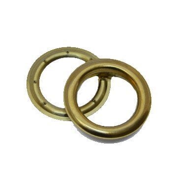 Metaliniai suspaudžiami žiedai užuolaidoms 60x39 mm, spalva aukso kaina ir informacija | Užuolaidos | pigu.lt