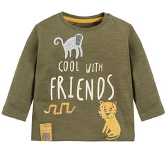 Cool Club marškinėliai ilgomis rankovėmis berniukams, CCB2201102 kaina ir informacija | Marškinėliai kūdikiams | pigu.lt