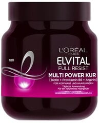 Daugiafunkcinė plaukų stiprinimo kaukė L'oreal Paris Elvital Full Resist Fragile Hair, 680 ml цена и информация | Средства для укрепления волос | pigu.lt