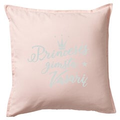 Originali pagalvėlė „Princesės gimsta vasarį“, rožinė. kaina ir informacija | Originalios pagalvės, užvalkalai | pigu.lt