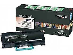 Spausdintuvo kasetė Lexmark (X264H31G), juoda цена и информация | Картриджи для лазерных принтеров | pigu.lt