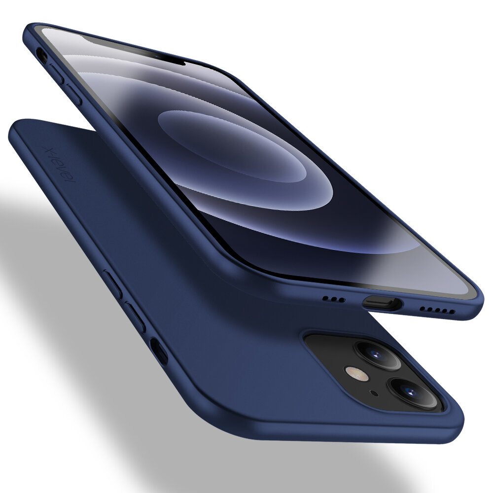 Dėklas X-Level Guardian Apple iPhone 12 mini tamsiai mėlynas kaina ir informacija | Telefono dėklai | pigu.lt