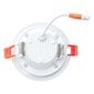 Lavireda apvalus LED šviestuvas su stiklu Modoled 6W kaina ir informacija | Įmontuojami šviestuvai, LED panelės | pigu.lt