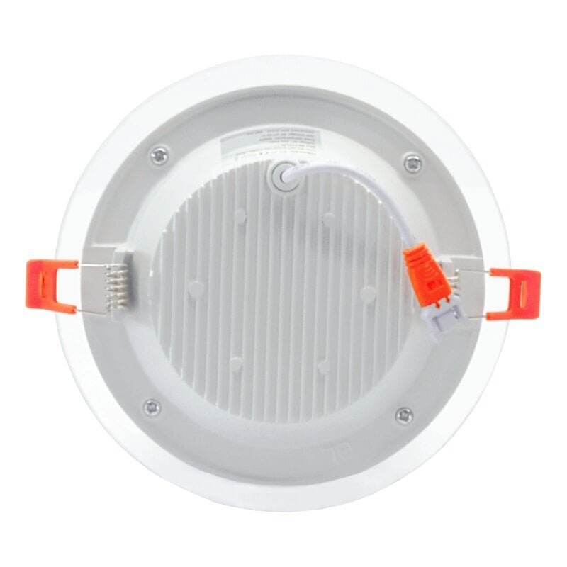 Lavireda apvalus LED šviestuvas su stiklu Modoled 12W kaina ir informacija | Įmontuojami šviestuvai, LED panelės | pigu.lt