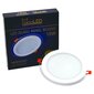 Lavireda apvalus LED šviestuvas su stiklu Modoled 18W kaina ir informacija | Įmontuojami šviestuvai, LED panelės | pigu.lt