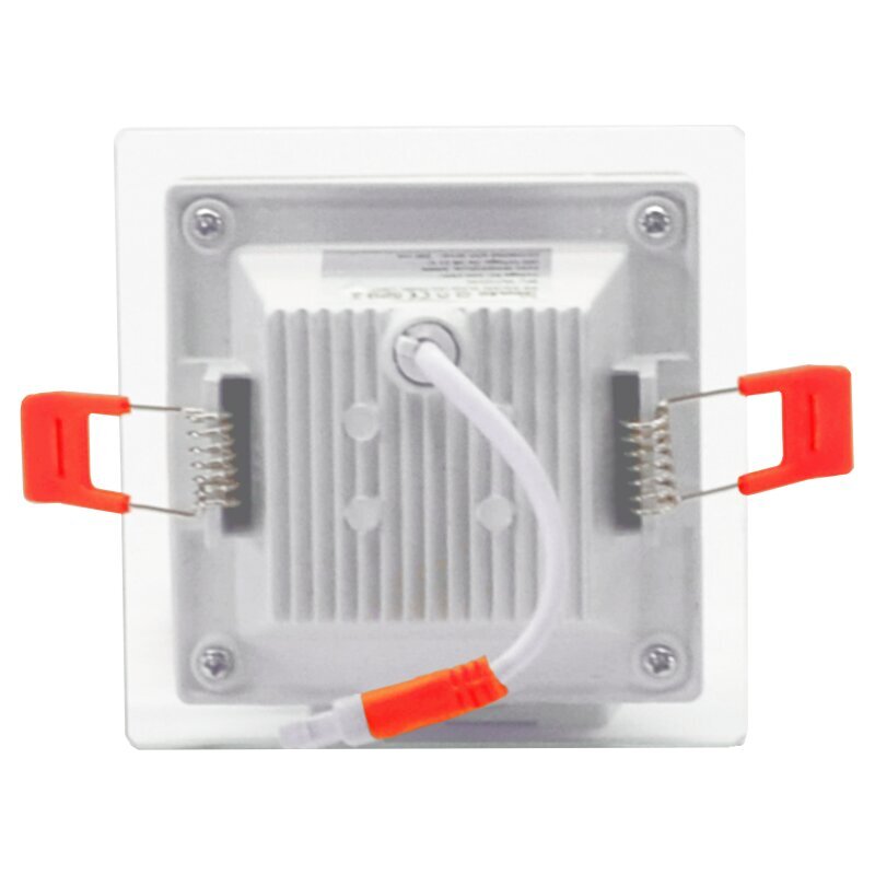 Lavireda kvadratinis LED šviestuvas su stiklu Modoled 6W цена и информация | Įmontuojami šviestuvai, LED panelės | pigu.lt