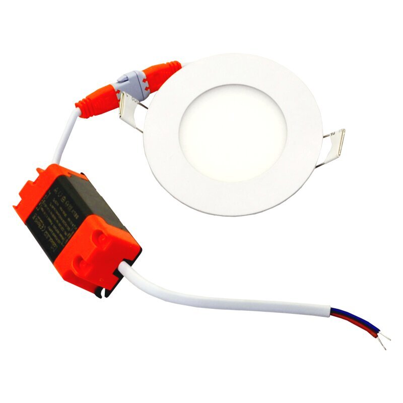 Lavireda apvalus LED šviestuvas Vesta 3W цена и информация | Įmontuojami šviestuvai, LED panelės | pigu.lt