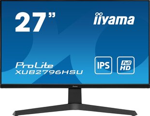 Iiyama XUB2796HSU-B1 kaina ir informacija | Monitoriai | pigu.lt