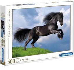 Головоломка Clementoni High Quality Collection Черный конь, 35071, 500 д. цена и информация | Пазлы | pigu.lt