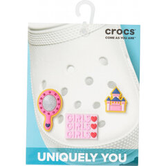 Набор значков для детских сабо Crocs™ Crocs PRINCESS IN THE CASTLE 3-PACK G0795700-MU, 3 шт. цена и информация | Детские резиновые сабо | pigu.lt