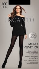 Pėdkelnės moterims Micro Velvet 100 DEN, juodos цена и информация | Чулки Fifty Shades of Grey Captivate | pigu.lt