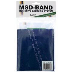 Латексная фитнес-лента MVS Band 150см, экстра сильный уровень сопротивления цена и информация | Ленты сопротивления, кольца | pigu.lt