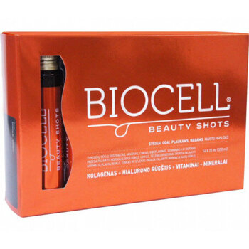 Maisto papildas Biocell Beauty Shots kolagenas 14x25 ml kaina ir informacija | Vitaminai, maisto papildai, preparatai grožiui | pigu.lt