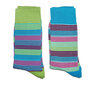 Vyriškos kojinės spalvoti dryžiai, mėlynos kaina ir informacija | Vyriškos kojinės | pigu.lt