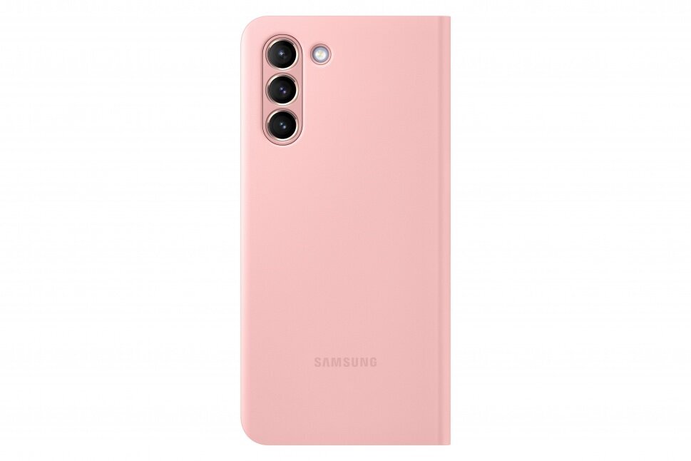Samsung dėklas Smart LED skirtas Samsung Galaxy S21, Pink kaina ir informacija | Telefono dėklai | pigu.lt