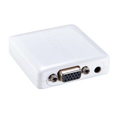 VGA+R/L į HDMI kaina ir informacija | Kabeliai ir laidai | pigu.lt