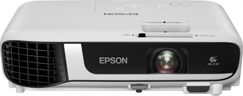 Epson EB-W51, WXGA, 4000 lm, V11H977040 цена и информация | Projektoriai | pigu.lt